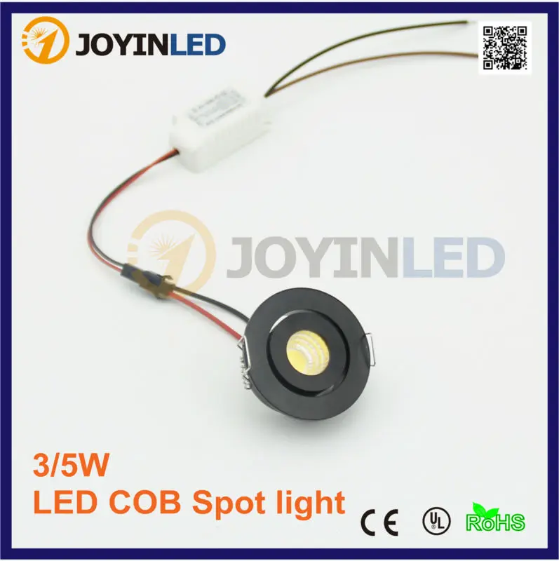 Factory 3W Micro Led Spot Light White Miniature Mini COB LED Downlights 3W Small Recessed Spotlights Cob image 4
