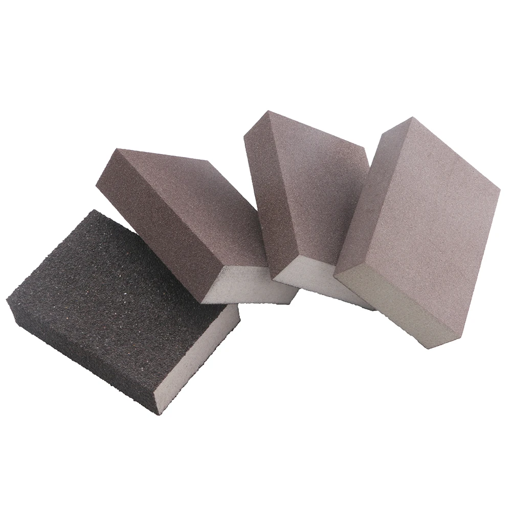 100mm x 70mm x 25mm Drywall Polishing Sanding Sponge Block Sandpaper Sander Tool 120 180 320 800 Grit