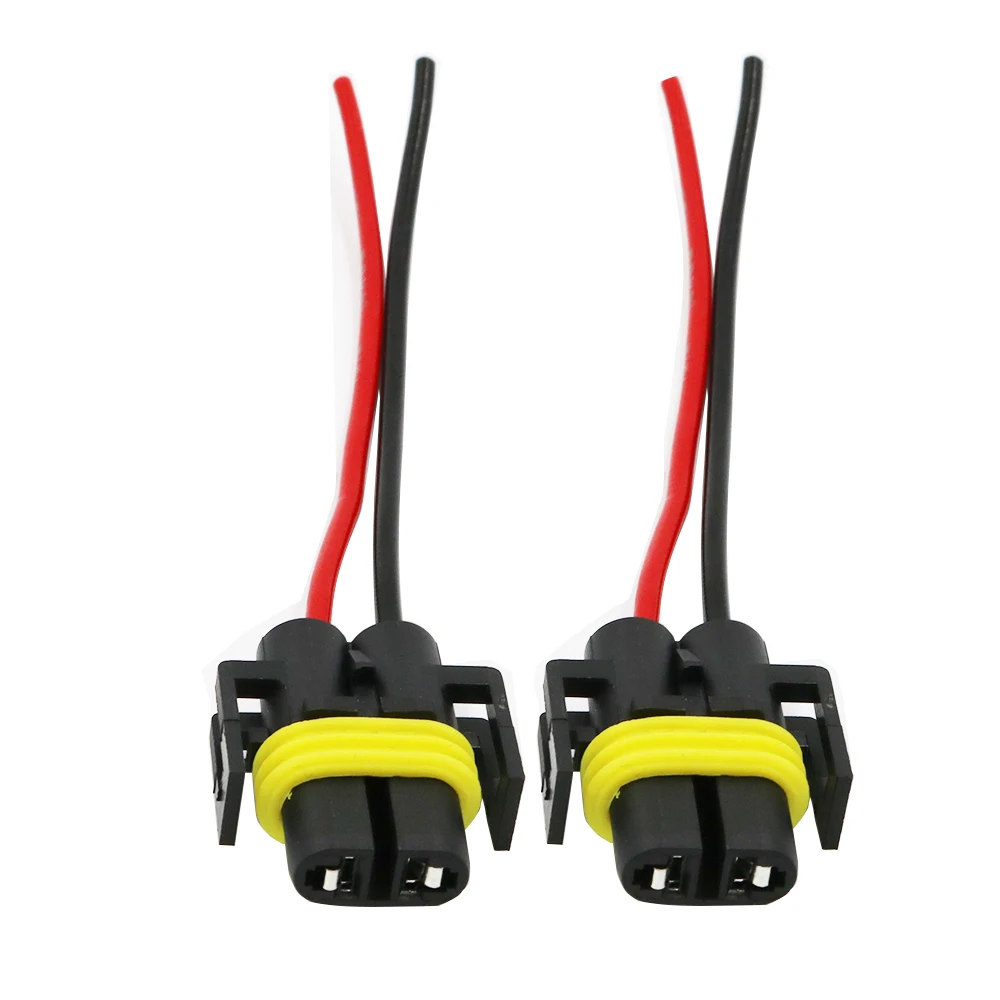 Y 2X H8 H11 Wiring Harness Socket Female Adapter Car Auto Wire Connector Cable Plug For HID Xenon Headlight Fog Light Lamp Bulb