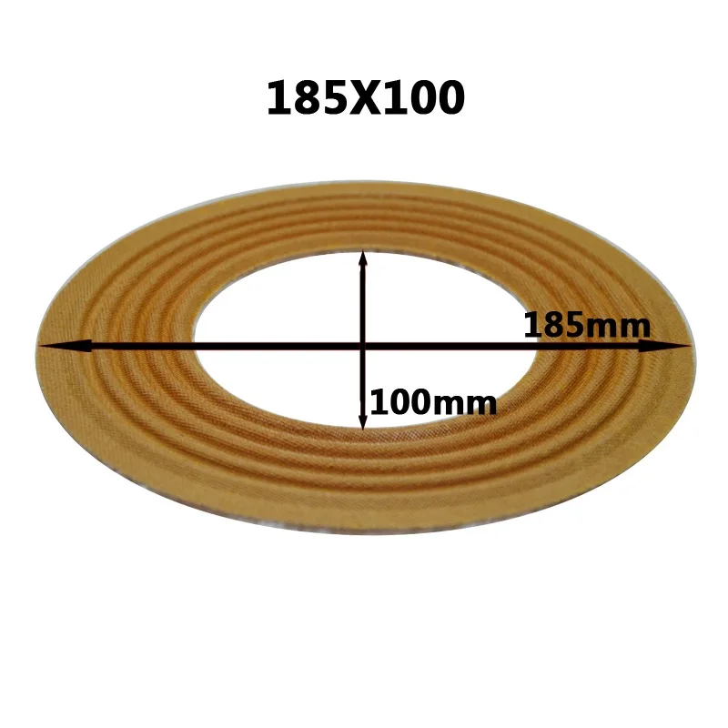 2pcs 185x75.5/185x100mm Elastic Wave Loudspeaker Subwoofer Woofer Bass Speaker Repair Spider Damper