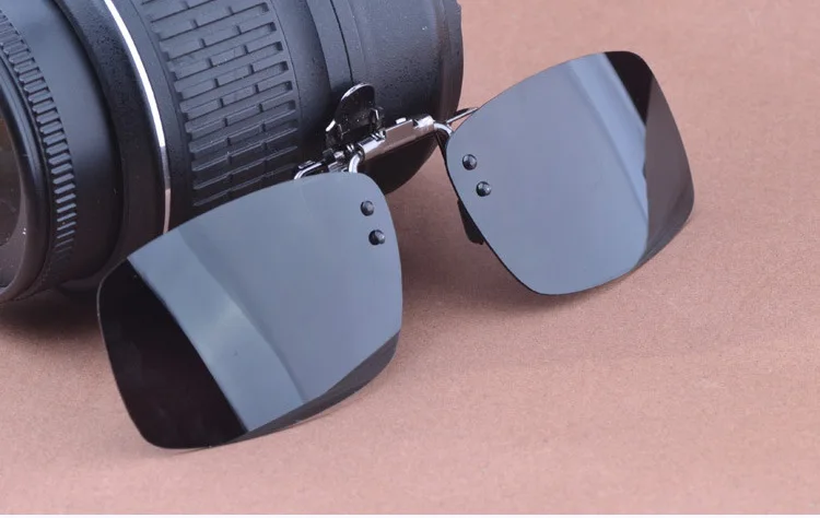 Gafas De Sol De estilo veraniego para hombre, lentes De Sol polarizadas con Clip De aleación, protección Uv 2019, promoción De 400