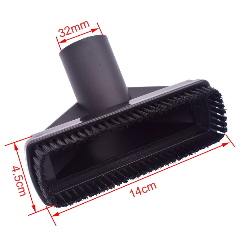 Kits de cepillos de limpieza al vacío, piezas de cabezal de aspiradora universal de 32mm de diámetro interior, hendidura, Kits de herramientas de escalera, 6 unids/lote