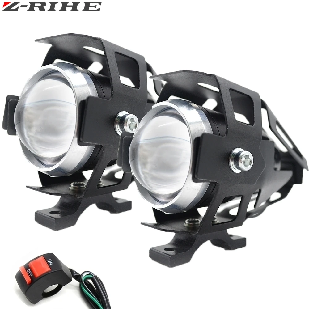 

Motorcycle Headlight DRL spotlights auxiliary bright LED bicycle lamp accessories car work Fog light for 390 200 125 RC