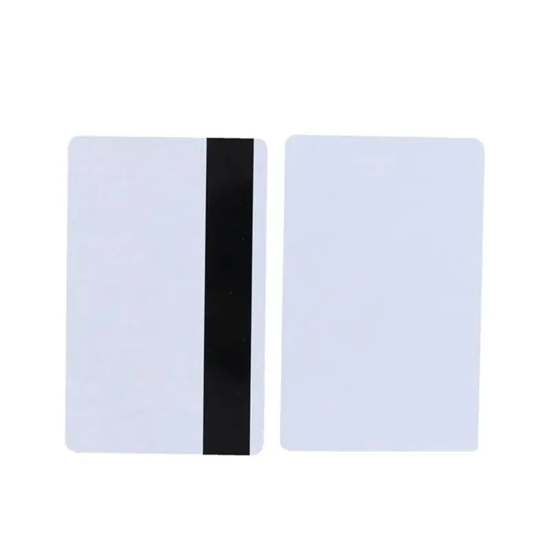 10PCS High Resistance Blank PVC Magnetic Stripe Card 2750 OE Hi-Co 3 Track Magnetic Card For Access Control System