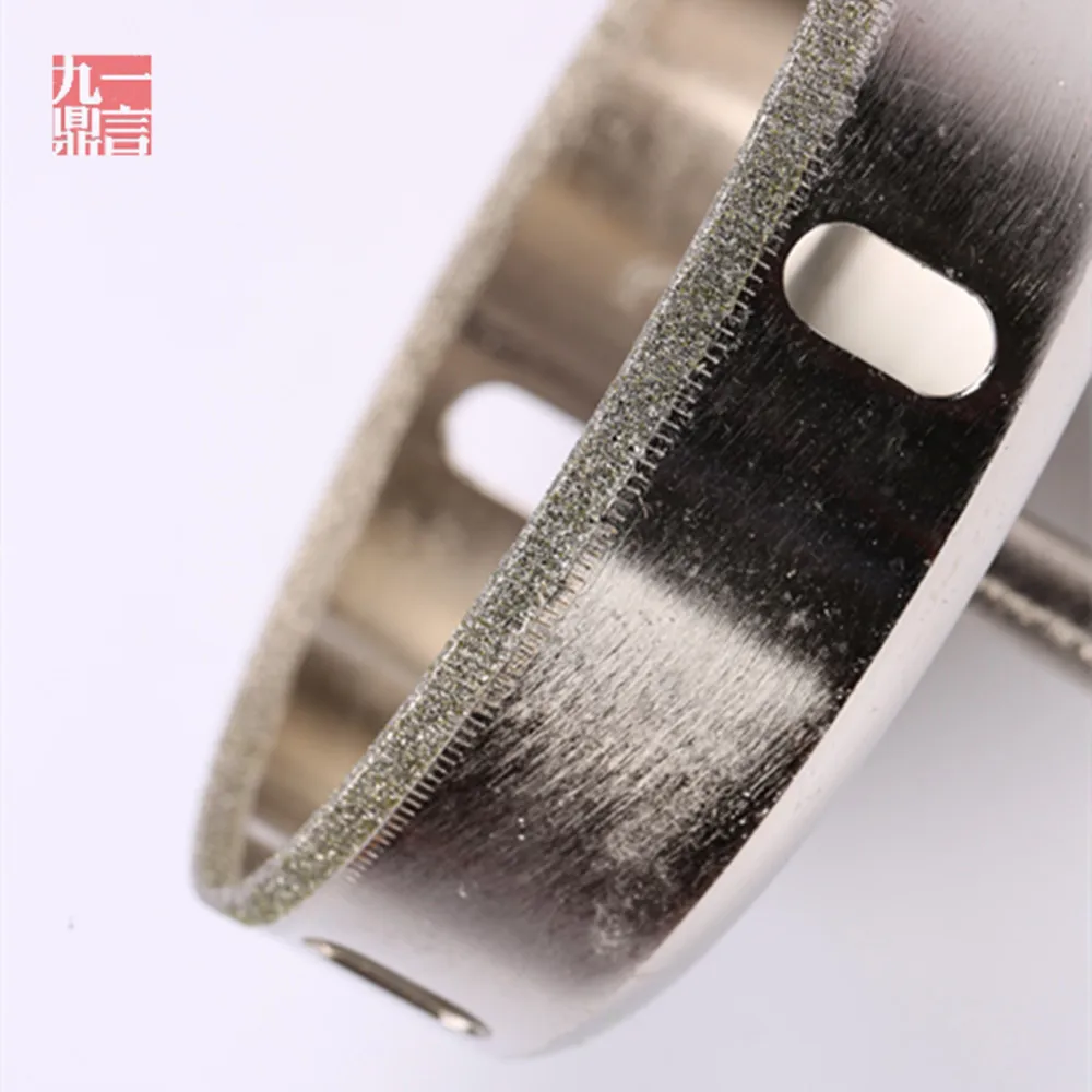 Imagem -03 - Cortador de Furo de Vidro Diamante Revestido Broca para Vidro Concreto Mármore Perfuração Grande Tamanho Diâmetro 150 mm