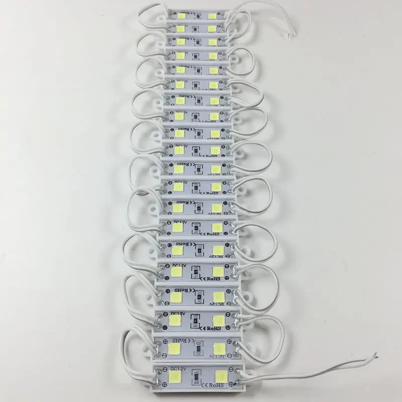 1000 stücke Mini led-module Kühlen Weiß 5054 2 Led-modul DC12V Wasserdichte LED Beleuchtung Modul für Signage Heller als 3528