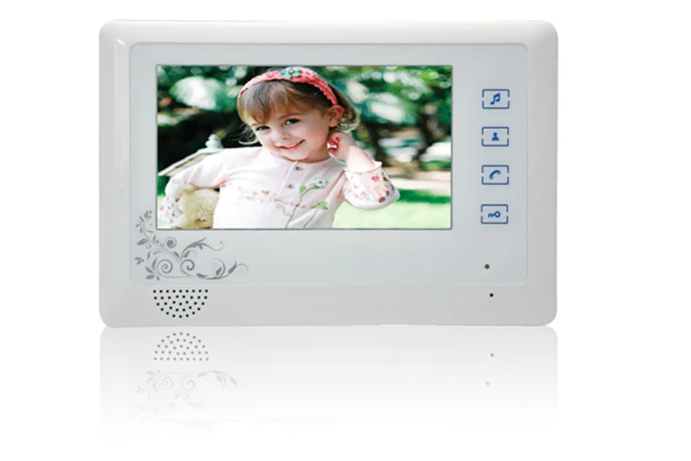 7 inch TFT Monitor 600TVL Camera Intercom  Video Door Phone