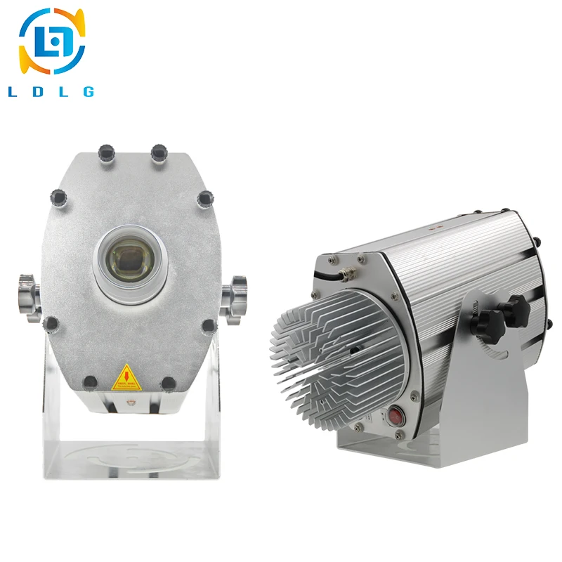 Hot Selling Functional 40W LED Multi-image Gobo Projector 110V 240V Powerful 4500lm 8 Images Change in Turn LED Projector Lights