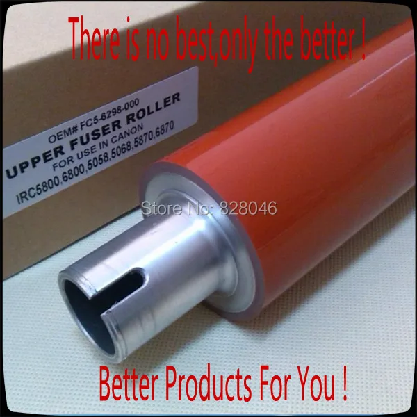 Lower Upper Fuser Roller For Canon IR C5800 C6800 C5058 C5068 C6058 C5870 C6870 Printer,FC5-6298-0000 FC5-2285-000 Fuser Roller