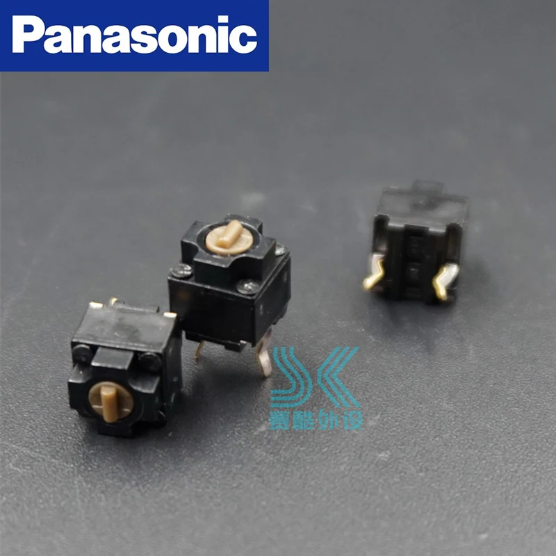 2pcs Panasonic original mouse square micro switch button EVQP0E07K for Microsoft ie3.0 Roller io1.1 black spots brown spots