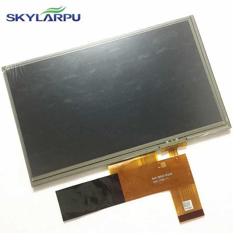 Layar LCD TFT 7.0 inci untuk ZJ070NA-03C, perbaikan Digitizer layar tampilan LCD GPS panel dengan layar sentuh