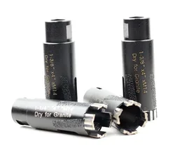 1pc/carton Arbor M14 D32mm/D35mm diamond dry/wet core drill bit for drilling stone