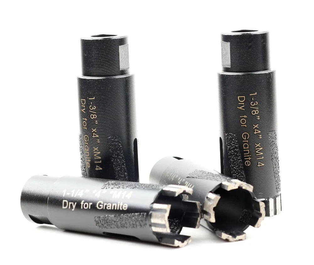 Carton M14 Arbor D32 mm D35 mm Diamante Seco Molhado Núcleo da Broca para a Perfuração de Pedra pc