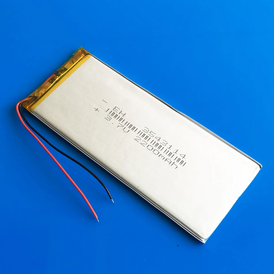 3.7V 2200mAh polimer Lipo ogniwa akumulator litowy 3543114 do nawigacja GPS MP3 Power Bank DVD tabletka klawiatura komputerowa