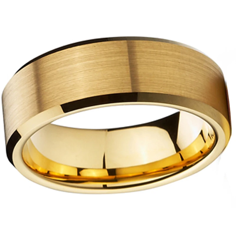 Love Alliances Marriage Anniversary Promise Couple Wedding Band Color Stainless Steel Jewelry Ring for Men Women 8mm Titanium