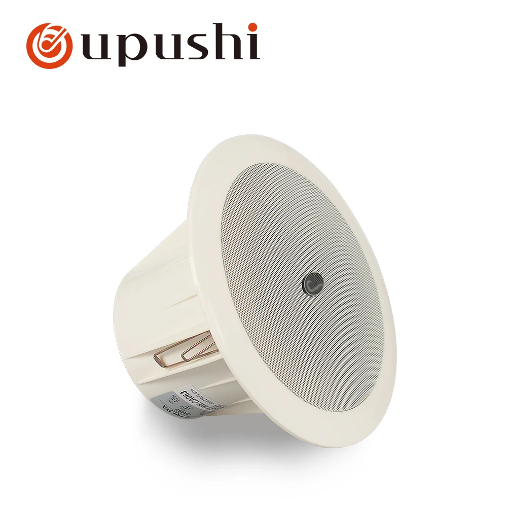 Oupushi in ceiling surround speakers 3W small in wall ceiling speakers public address system pa amp home background music system