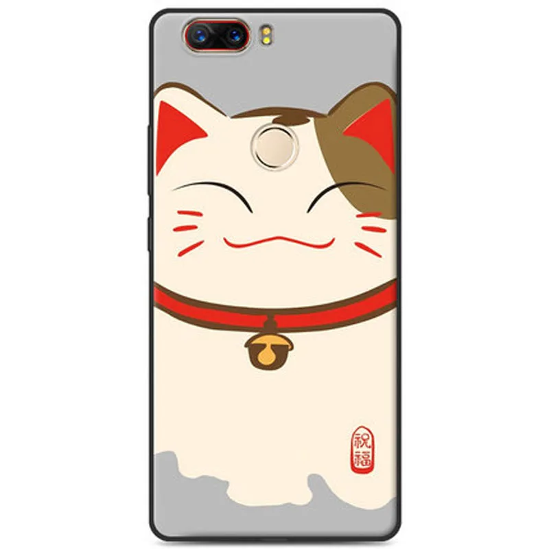 For NUBIA Z17 lite NX591J Case Z 17 lite coque clear cartoon painted soft Silicone TPU phone Cases For NUBIA Z17lite back Shell