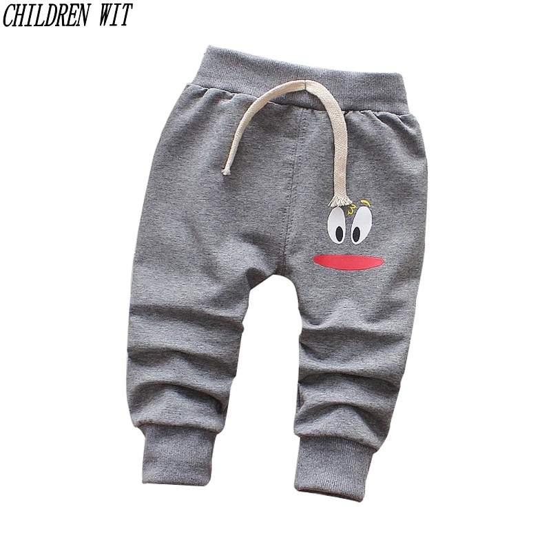 2018 Spring & Autumn New Cotton Cartoon Cute Little Monster Baby Pants 0-3 year Children Harem Pants Baby Boys Girls Pants