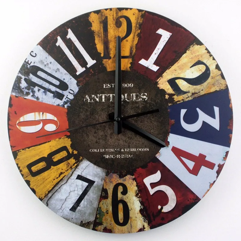 

Large Decorative Wall Clock for Living Room, Modern Design, Silent Clock for Home Decor