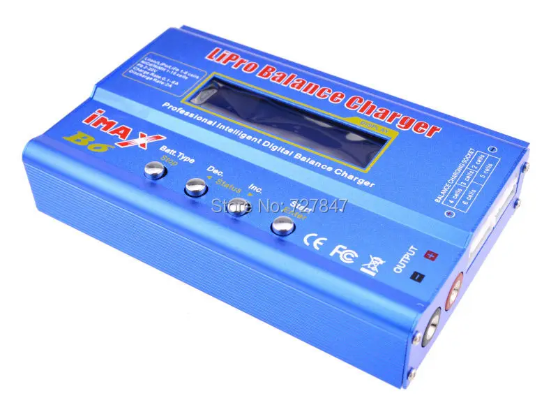 New iMAX B6 LCD Screen Digital RC Lipo NiMh Battery Balance Charger  (80W)