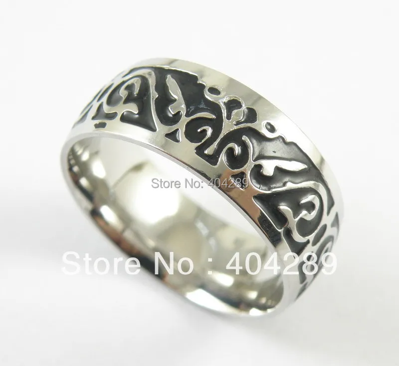 Free Shipping 36pcs Top Quality Super Retro Flower Stainless Steel Jewelry Rings,SR023