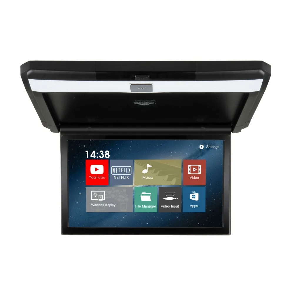 Android system 13.3 inch HD LED IPS Panel 1920X1080 Android Roof-mount Monitor with USB HDMI