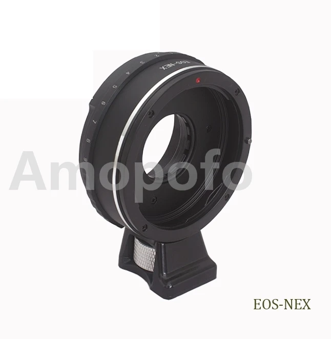 Anillo adaptador de montaje de apertura ajustable, accesorio para Canon EOS EF, montaje de lente para sony E, NEX-7 5C VG10 + con soporte de trípode