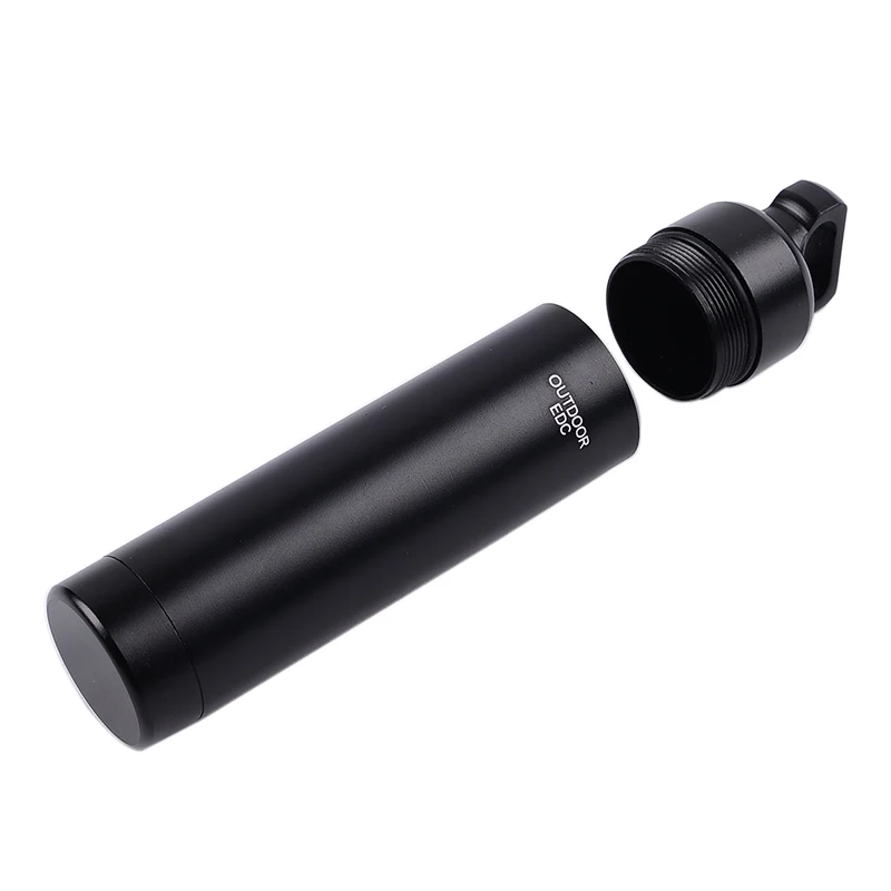 Outdoor Airtight Waterproof Pill Fob Match Case Battery Capsule Holder Cigarette Dry Box Medicine Storage Container Seal Bottle