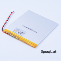 3pcs/Lot 3194105 3wries 3.7V 4300mAh Rechargeable li-Polymer Li-ion Battery For  Onda V820W 16G 32G onda V80 plus Tablet PC