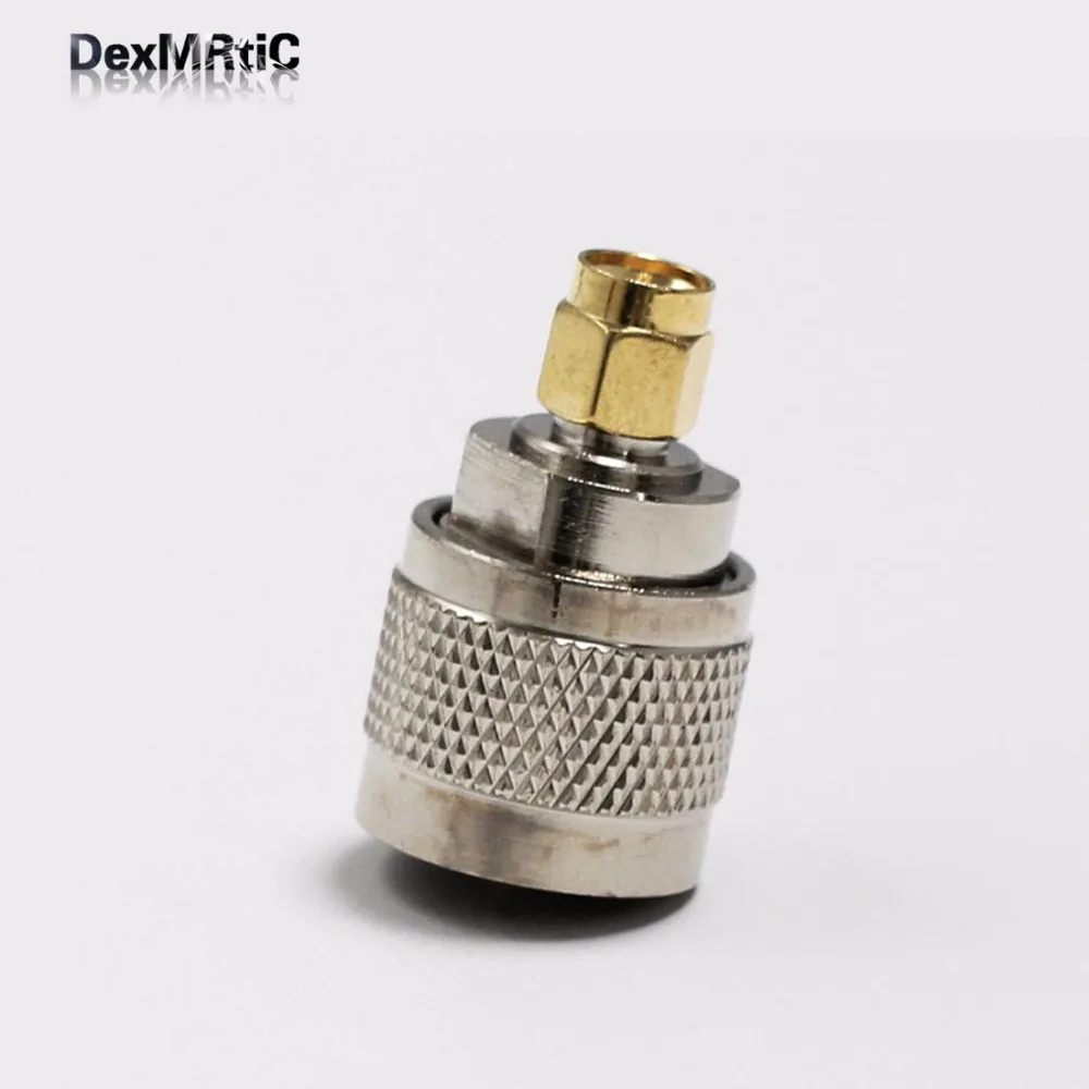 

1pc UHF male PL259 switch SMA male plug RF Coax Adapter convertor Straight Nickelplated NEW wholesale