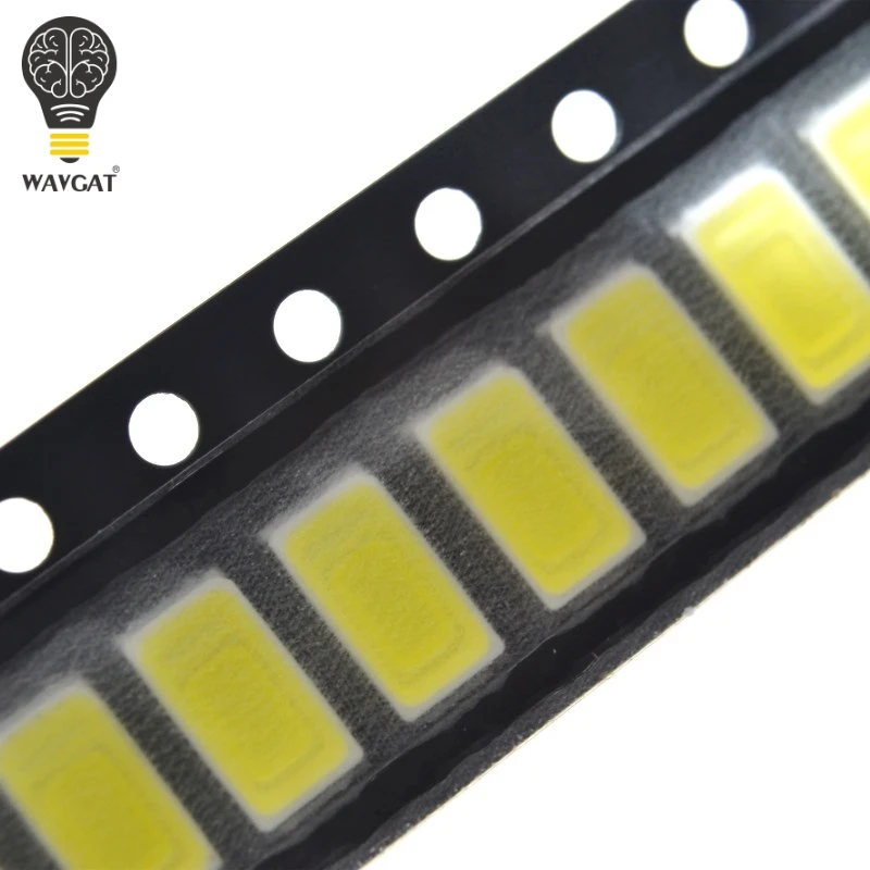 100pcs 5630/5730-CW/WW 0.5W-150Ma 50-55lm 6500K White Light SMD 5730 5630 LED 5730 diodes (3.2~3.4V)