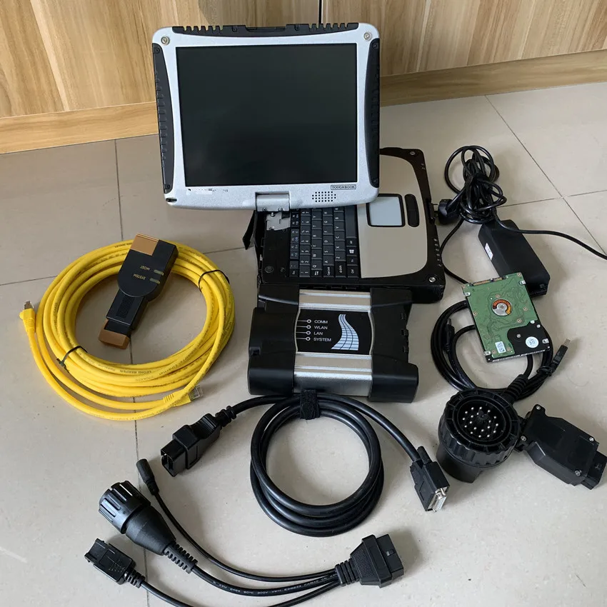 

For BMW Icom Diagnostic NEXT A B C D CABLE MOTORCYCLE CAR Software Expert Mode HDD 1TB Laptop CF19 I5 4G Full Set Ready to Use