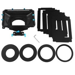 FOTGA DP3000 Pro DSLR matte box w/ sunshade boards donuts for 15mm rod rail rig BMCC RED ONE follow focus