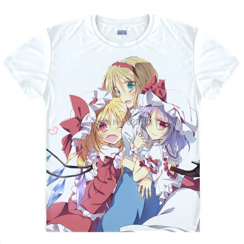 Touhou Project Yagokoro Eirin T Shirt Cosplay Costumes Men's Japanese Famous Anime T-shirt Unique Gift Camisetas Masculina