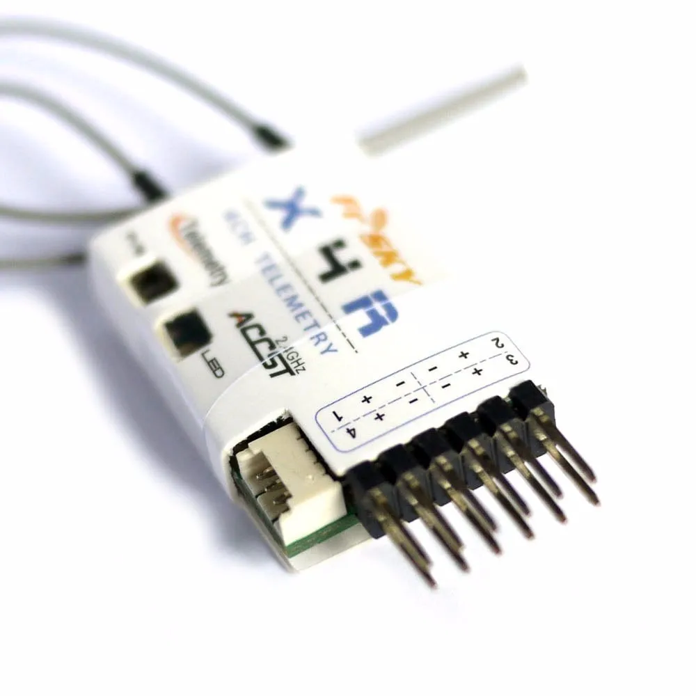 FrSky X4R 4ch 2.4Ghz ACCST odbiornik (w/telemetria) kanał wyjściowy PWM dla X9D Plus QX7 X10 X20 RadioMaster FPV szybowiec samolot
