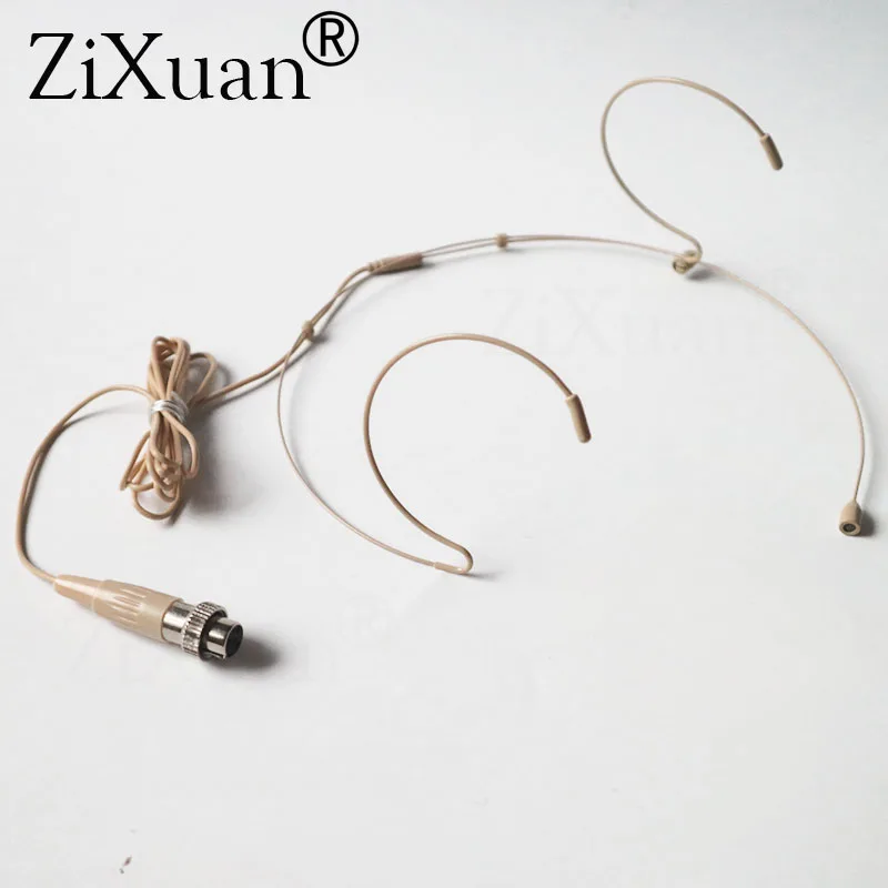 

Headset Head-mounted Headworn Condenser Microphone Cardioid Mic Mics Connector Mini XLR 4PIN Lock For Mipro Wireless Body-Pack