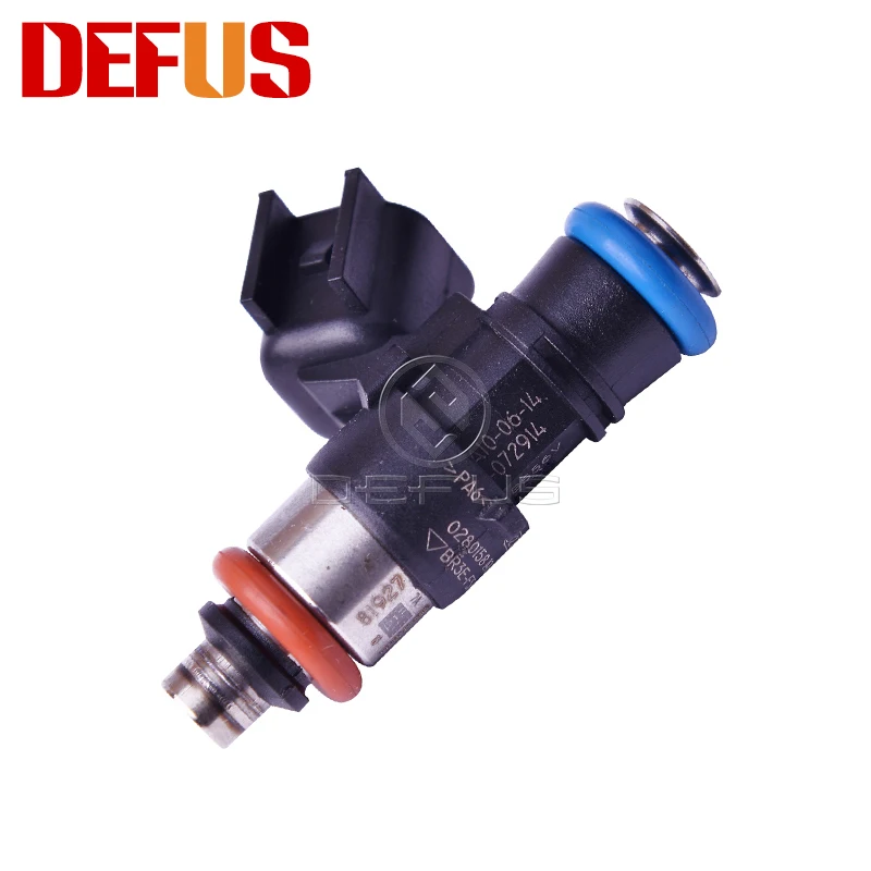 DEFUS 6x Fuel Injector Nozzle OE 0280158191 Injection System For Ford Mustang MKX 11-16 Lincoln 3.5L 3.7L 0 280 158 191 Bico NEW