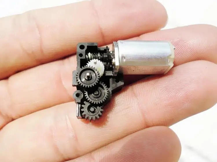 Cámara Digital de 3V-5V, lente de Motor de engranaje, Motor telescópico