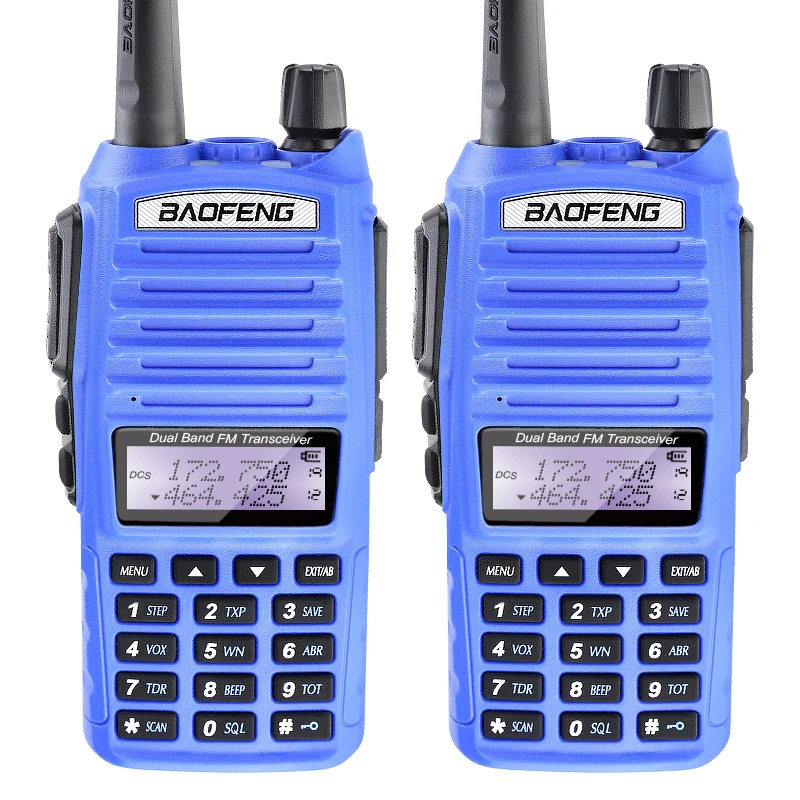 2PCS BaoFeng UV82 Dual Band Transceiver VHF UHF  2 Way Handheld Radio Walkie Talkie