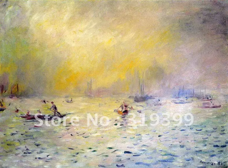 

Free fast Shipping,100%handmade,Oil Painting Reproduction,view of venice by pierre auguste renoir , oil painting on linen canvas