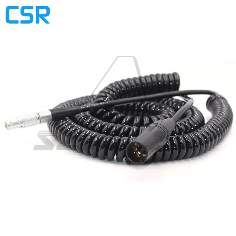 XLR 4 pin to FGJ 1B 6pin Female Power Compatible Cable for Red Epic Camera power cord 1M