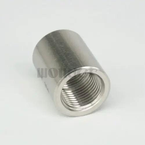 1/2 "BSP Perempuan 304 Stainless Steel Pipa Fitting Coupler Water Gas Oil 4284 Psi