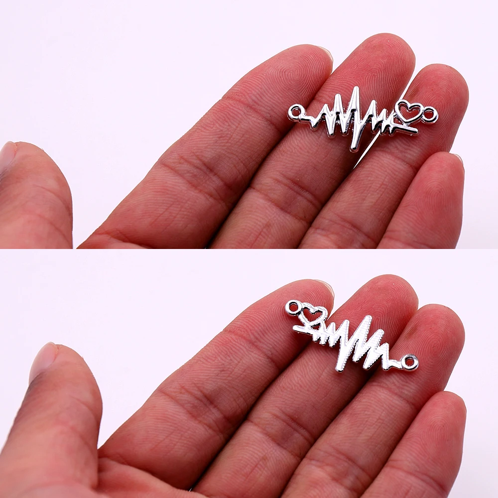 Hot 10pcs Silver Color Connectors Charms Components Animal Connectors Accessories for DIY Jewelry Making Wholesale Price