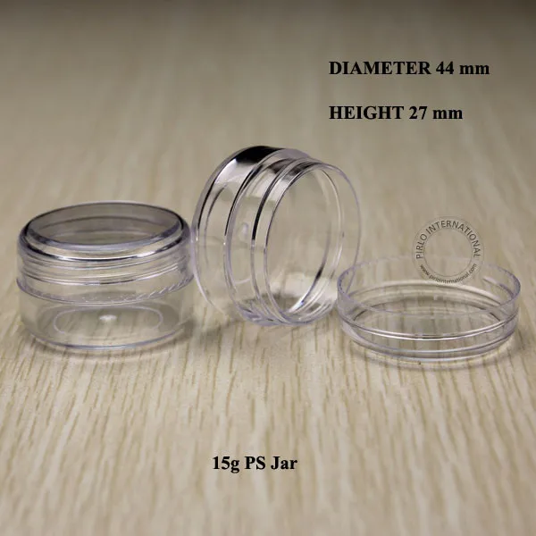 

50 шт., пластиковые прозрачные контейнеры для маски для лица, 15 г