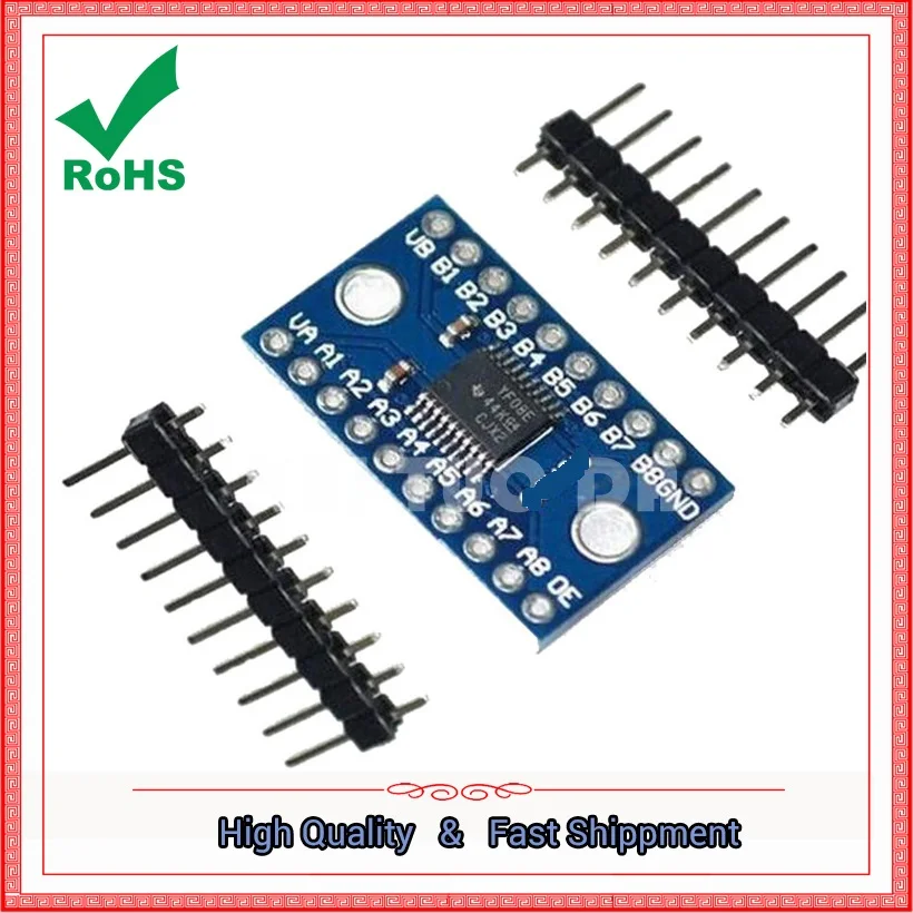 TXS0108E high-speed full-duplex 8-way/channel Level Conversion Module 8-bit Bidirectional Voltage Converter Board