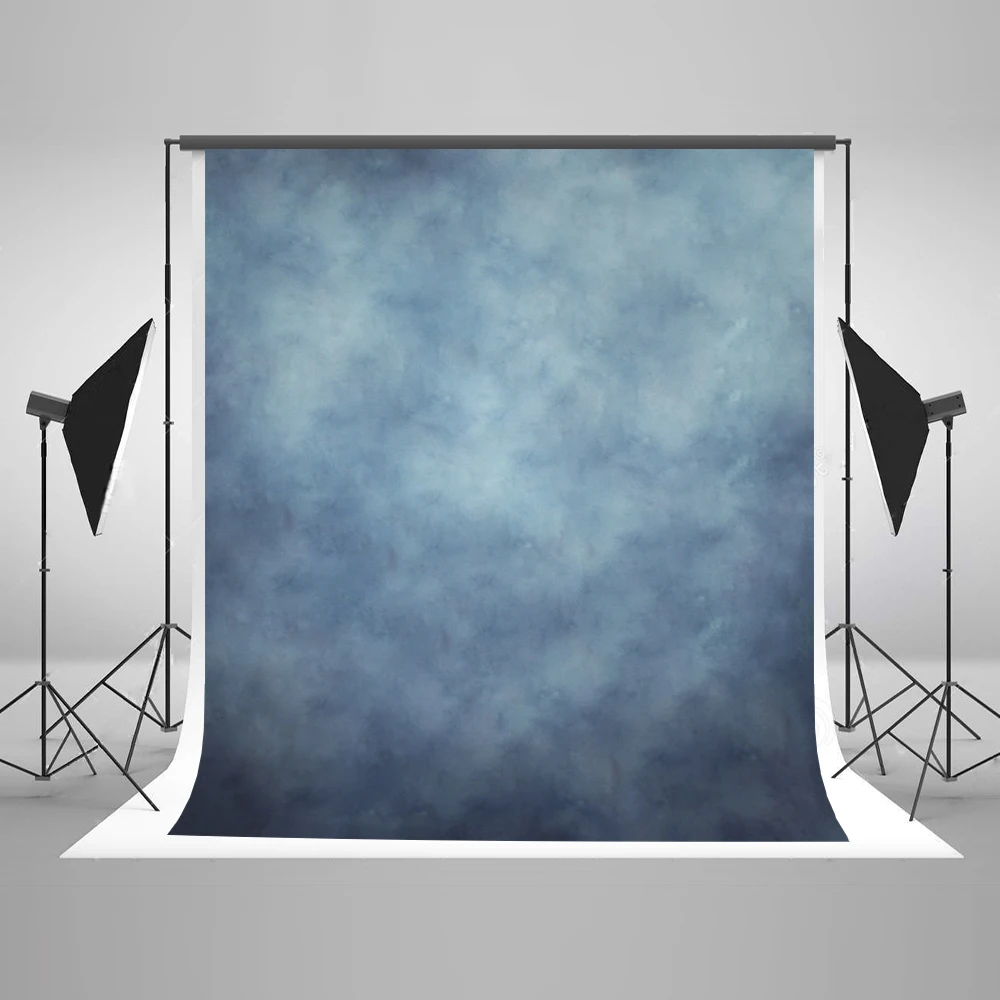 

VinylBDS Blue Children 10x10ft Camera Fotografica Solid Color Photo Backdrop Washable And Seamless Backgrounds For Photo Studio