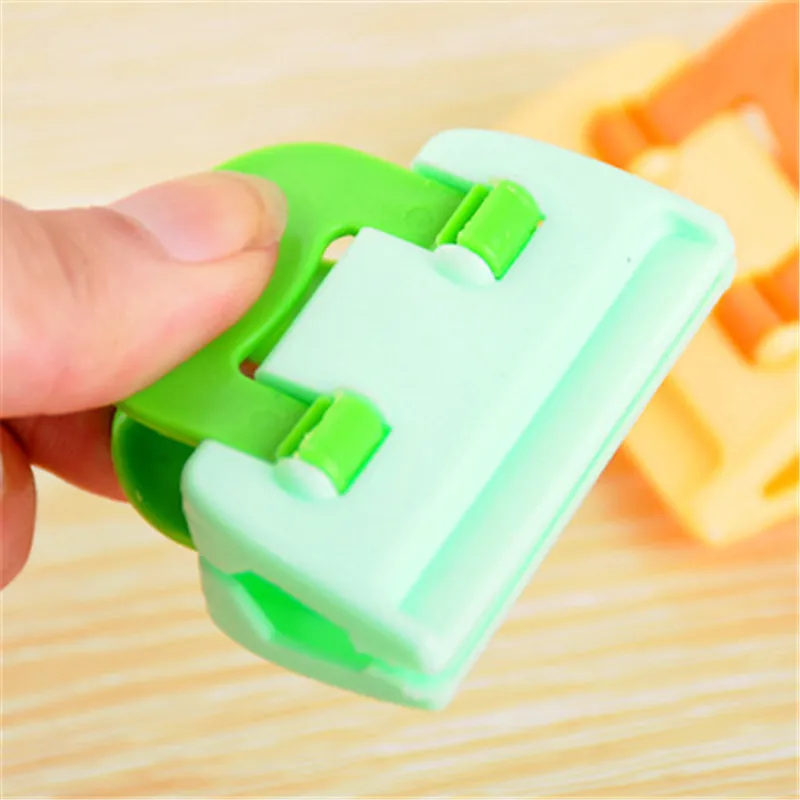 

400PCS/lot Portable ABS Practical Food Sealing Very Strong Clamp Clip Powder Food Package Bag Clip