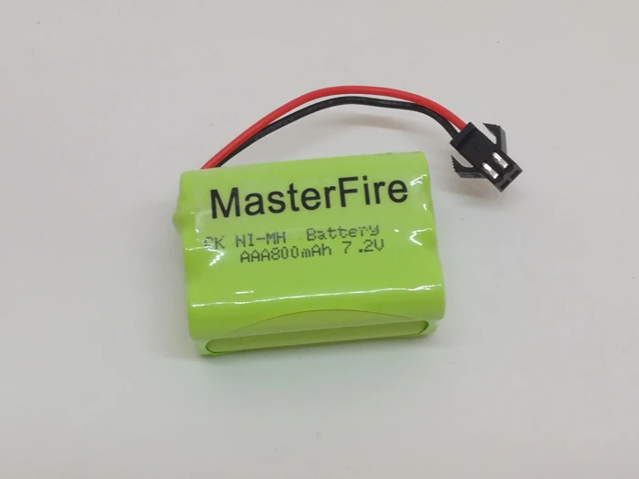 

MasterFire 9pack/lot Original Ni-MH 6x AAA 7.2V 800mAh NiMH Batteries Cell Rechargeable Battery Pack With Plugs