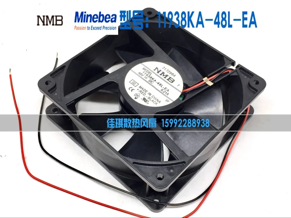 

NMB-MAT 11938KA-48L-EA-00 DC 48V 0.21A 120x120x38mm 2-Wire Server Cooling Fan