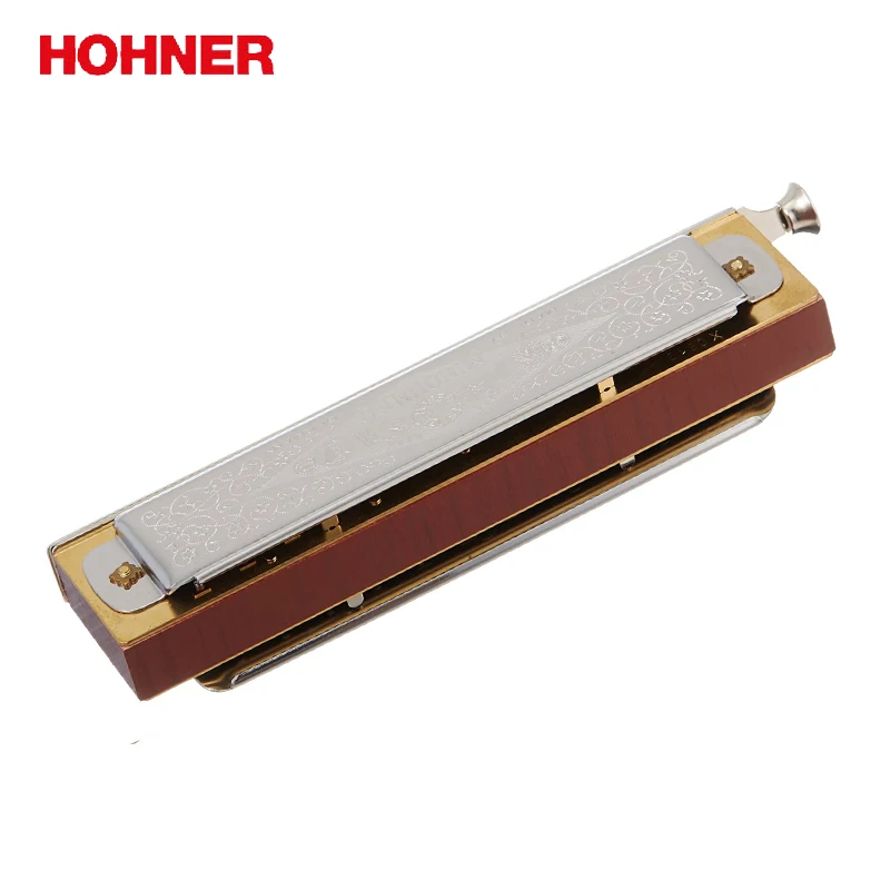 Hohner 270 Chromatic Harmonica Super Chromonica 12 Holes Harp Mouth Organ Key of C Musical Instruments Pearwood Comb Brass Reeds